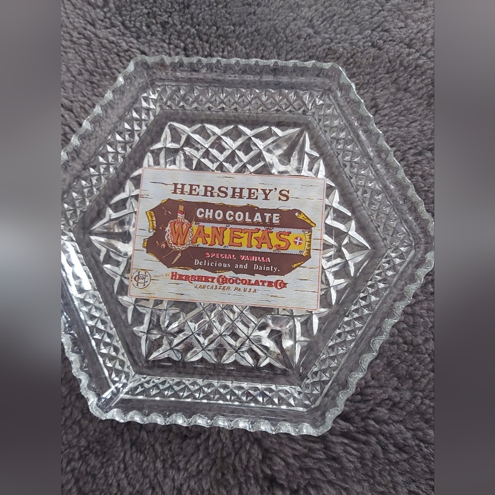 Hersheys Crystal Candy Dish